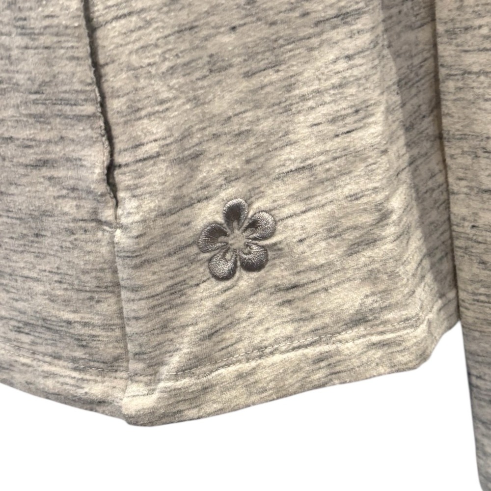 Tuff Athletics Gray Jacket ✨ Asymmetrical Zip Funnel‎ Neck Athleisure Women's S - Picture 3 of 6
